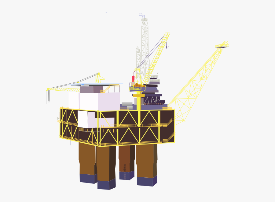 Oil Rig Clip Art, Transparent Clipart