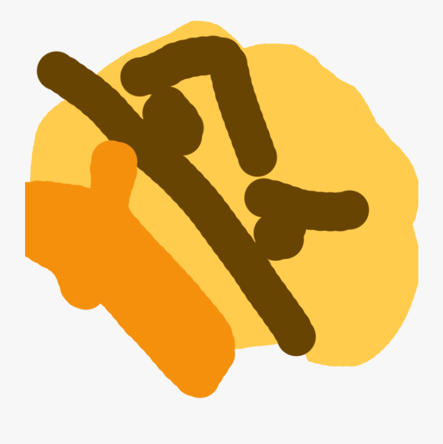 Russian Badger Thinking Emoji , Png Download - Thinking Emoji Png, Transparent Clipart