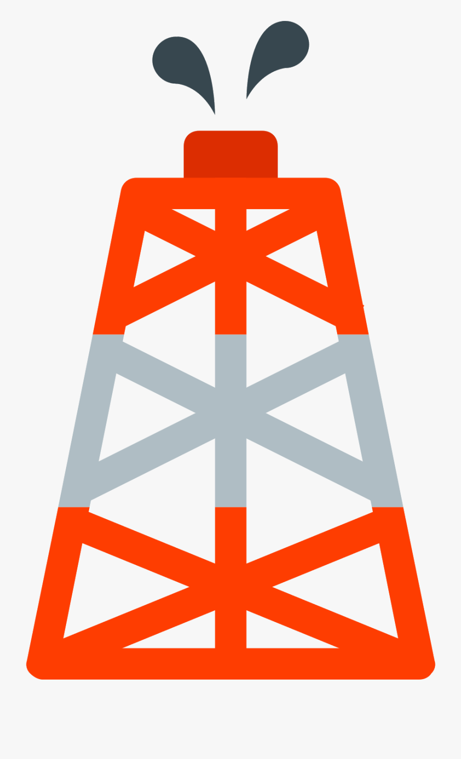 Oil Rig Icon - Petroleum, Transparent Clipart