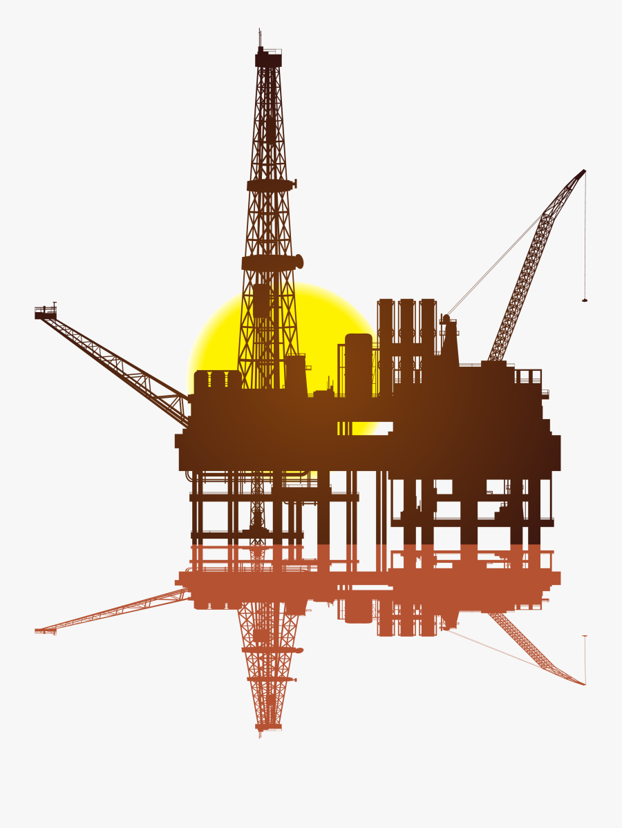 Freeuse Stock Platform Drilling Petroleum Clip Art - Oil Rigs Clip Art, Transparent Clipart
