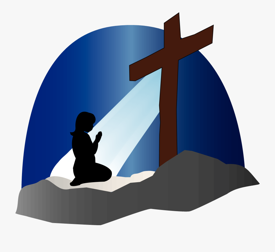 Clipart Kneel At The Cross, Transparent Clipart