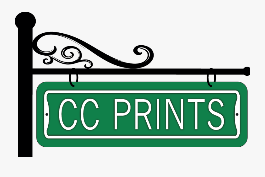 Cathy"s Custom Prints - Sign, Transparent Clipart