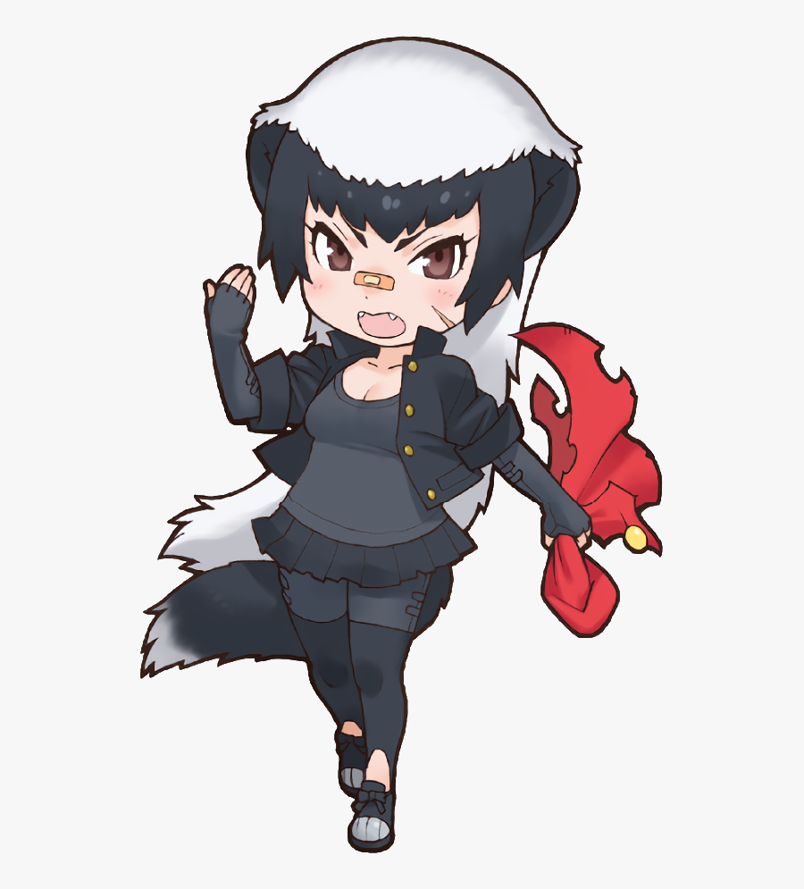 Transparent Dork Png - Kemono Friends Honey Badger, Transparent Clipart