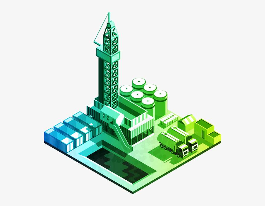 Petroleum Oil Rig - Architecture, Transparent Clipart