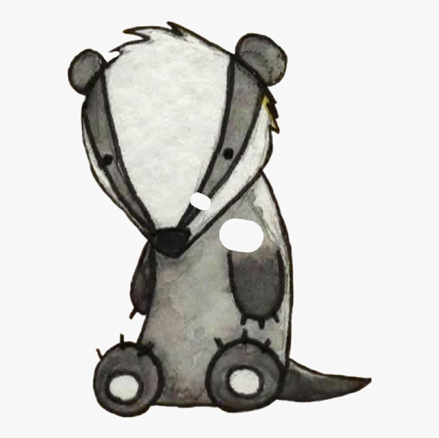 #badger #hufflepuff - Harry Potter Hufflepuff Fanart, Transparent Clipart