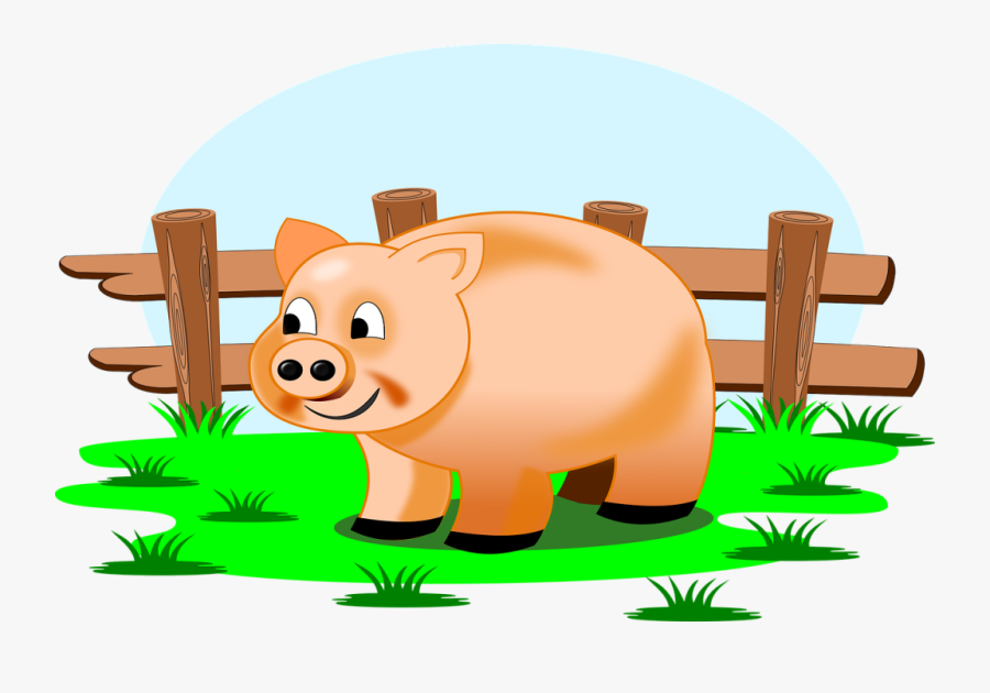 Pigs Clipart Hog - สัตว์ ใน ฟาร์ม การ์ตูน, Transparent Clipart