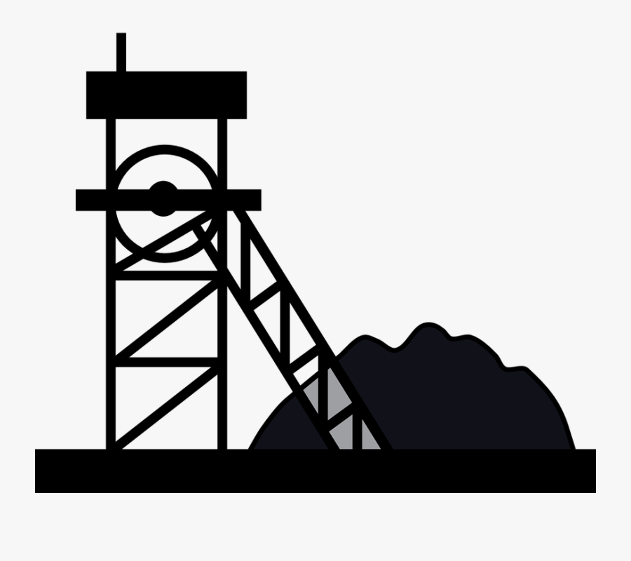 Pithead Mine Coal - Coal Mine Icon Png, Transparent Clipart