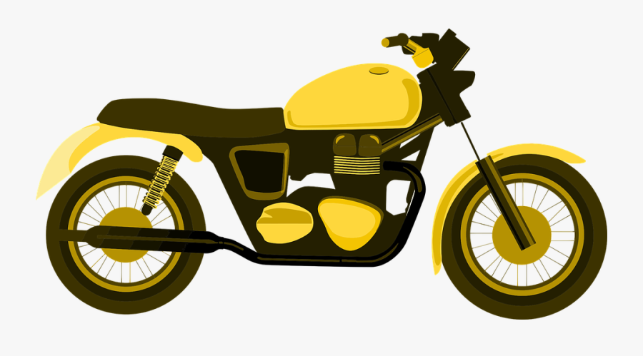 Chopper Drive Free Vector - Transparent Background Motorcycle Clipart, Transparent Clipart