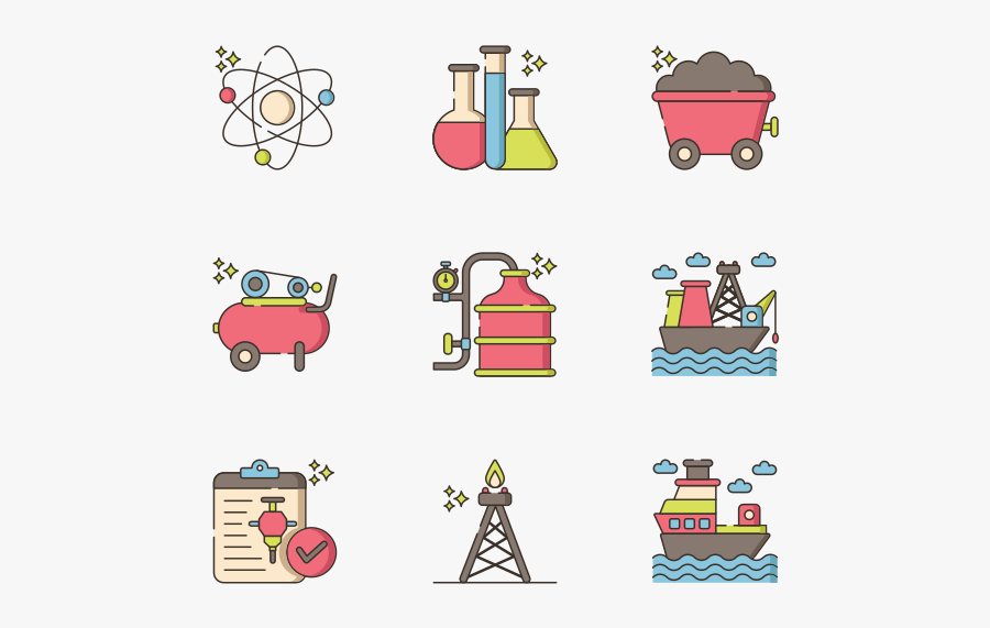 Oil & Gas, Transparent Clipart