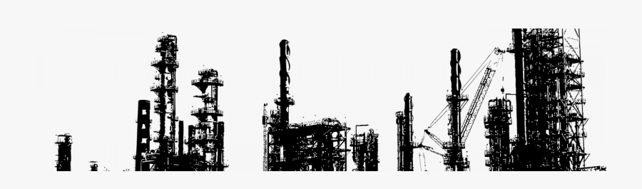 Oil Refinery Clipart , Png Download - Refinery Silhouette Vector Free, Transparent Clipart