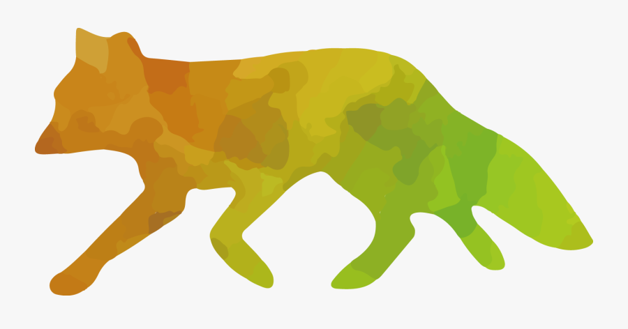 Silhouette At Getdrawings Com - Animal Silhouette Color Png, Transparent Clipart