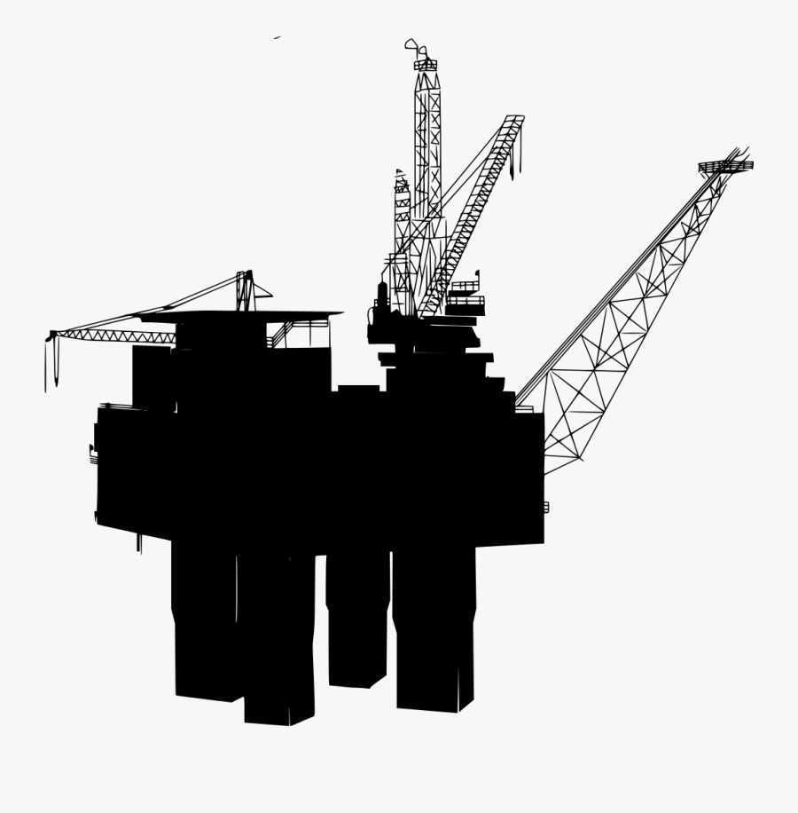 Oil Rig No Background, Transparent Clipart