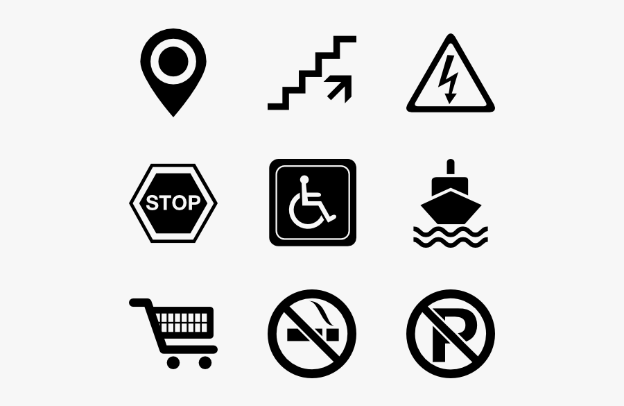 Signals Set - Utah Handicap Plate, Transparent Clipart