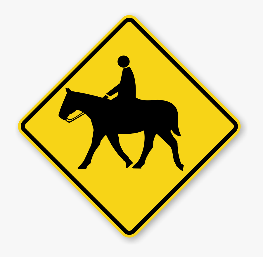 Horse Crossing Signs - Noosa National Park, Transparent Clipart