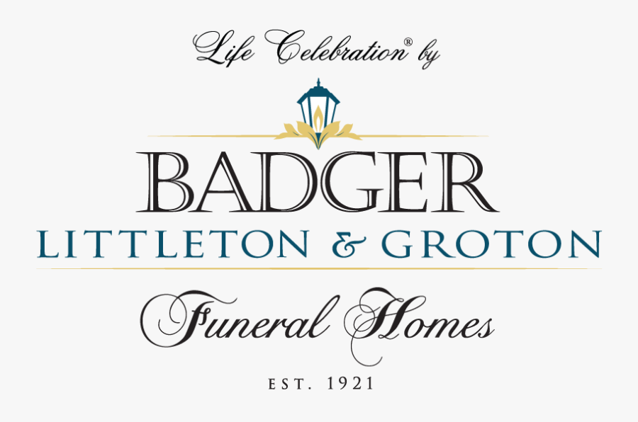Badger Home Contact Us - Badger Funeral Home Logo, Transparent Clipart