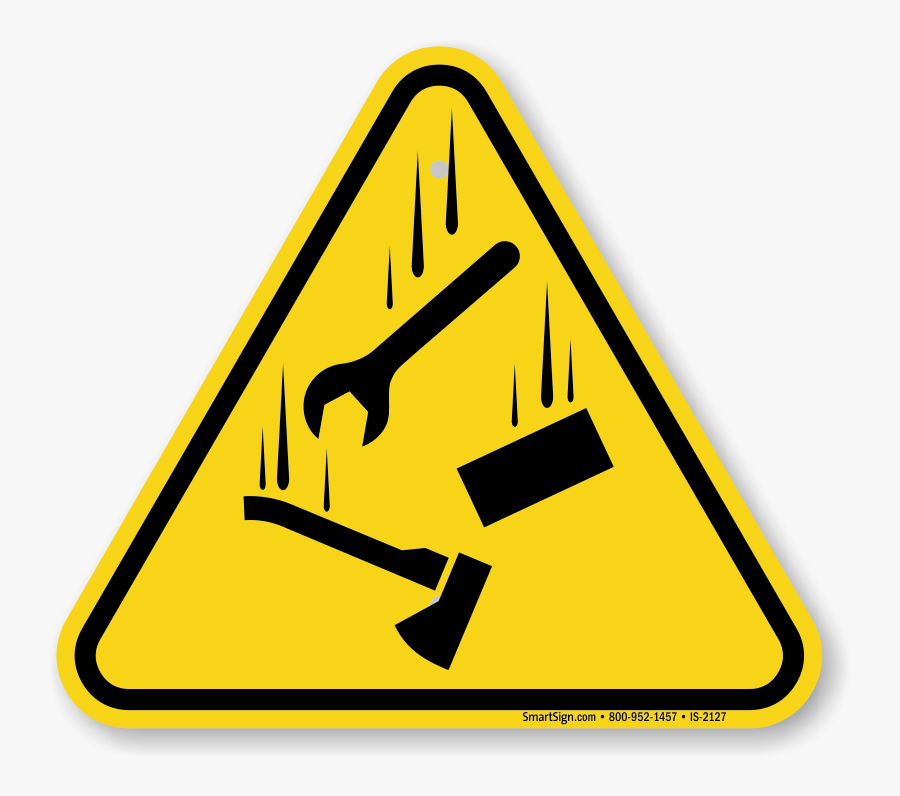 Traffic-sign - Stairs Fall, Transparent Clipart