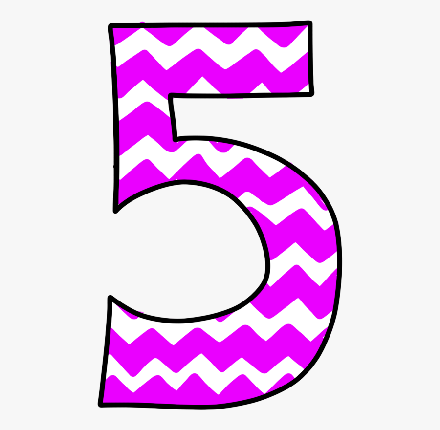 One Lesson At A Time - Number 5 Polka Dot, Transparent Clipart