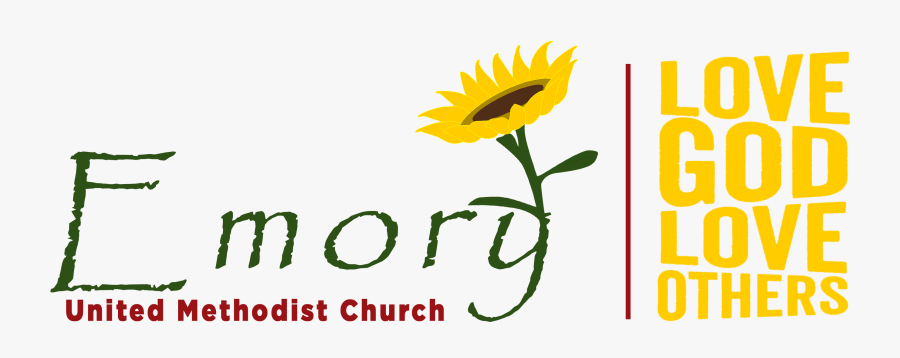 Emory United Methodist Church - Sunflower, Transparent Clipart