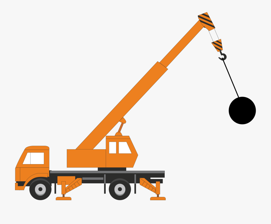 Crane Clipart Used Construction - Construction Crane Clip Art, Transparent Clipart