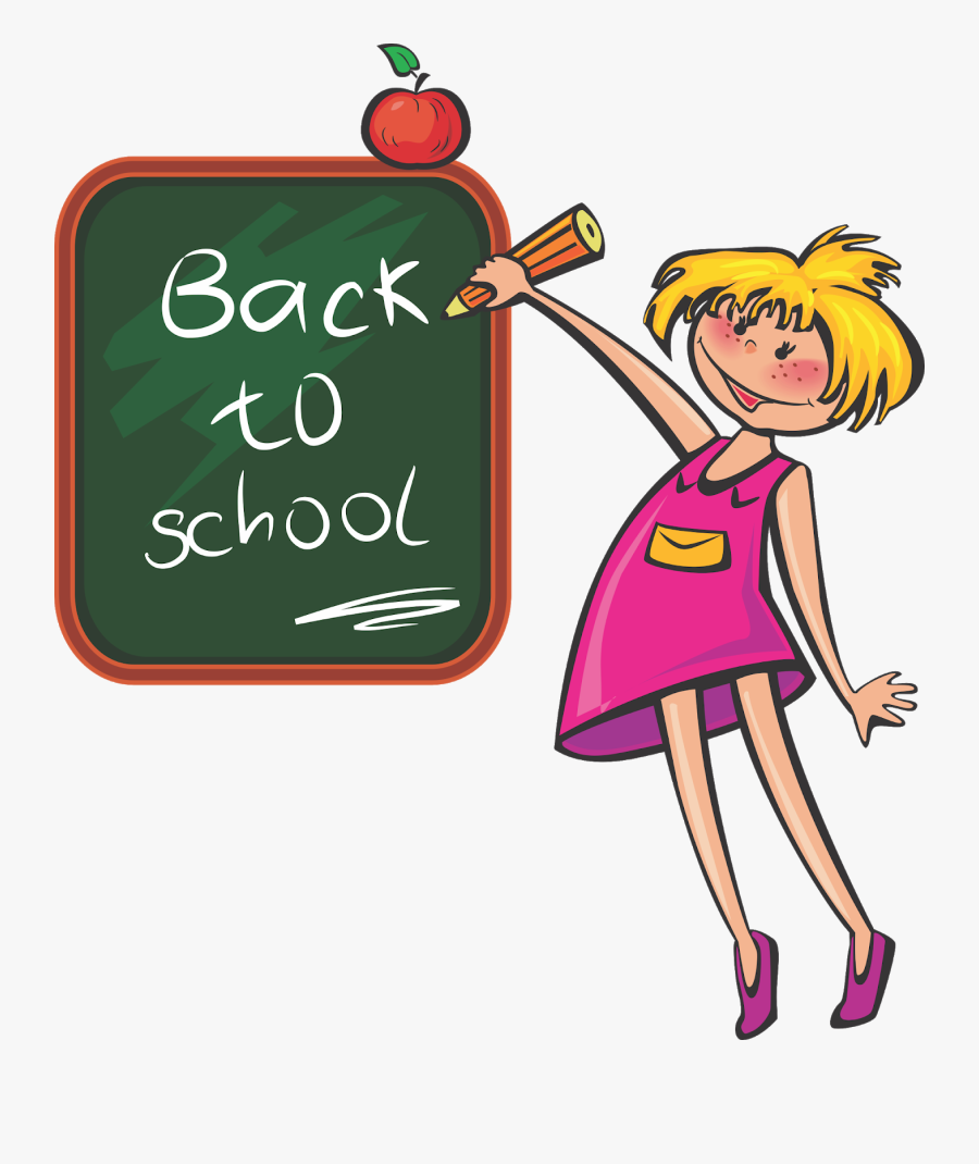 School Students Vector, Student Vector, Books Vector, - School Days Clip Art, Transparent Clipart