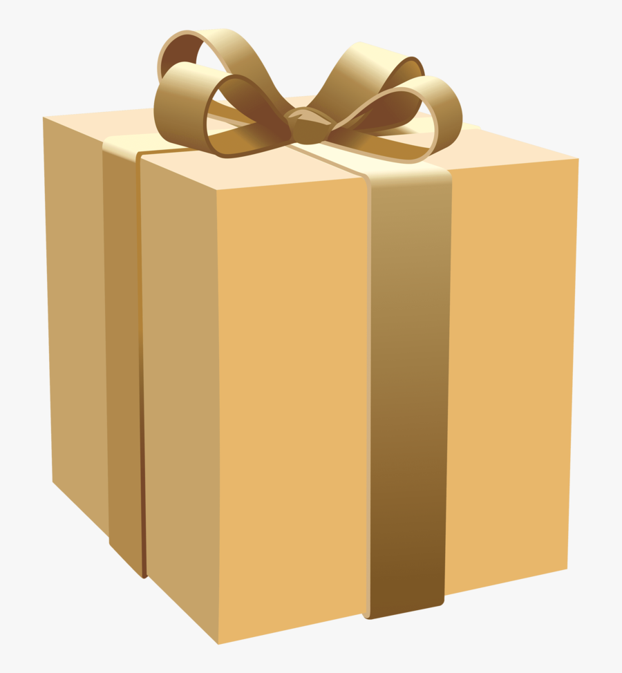 Cream Gift Box - Real Gift Boxes Png, Transparent Clipart