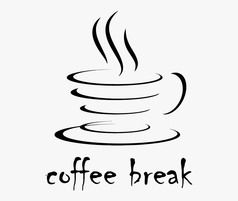 Coffee Break Time Vector Image, Transparent Clipart