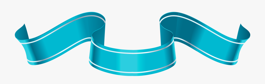 Pin By M - Sky Blue Ribbon Png, Transparent Clipart