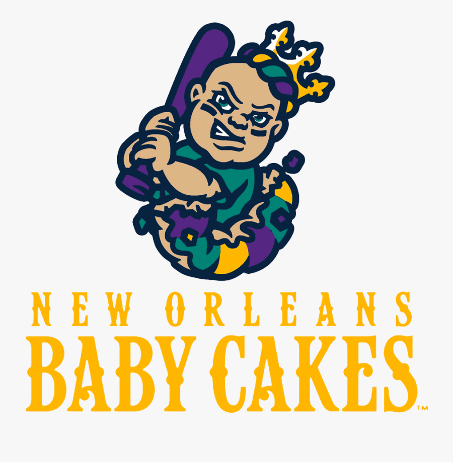 New Orleans Baby Cakes Logo - New Orleans Baby Cakes Shirt, Transparent Clipart
