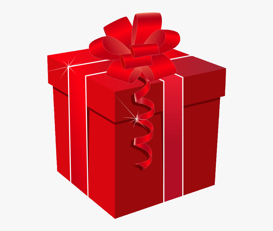 Gift Box Clipart Png , Png Download - Transparent Gift Box Red, Transparent Clipart
