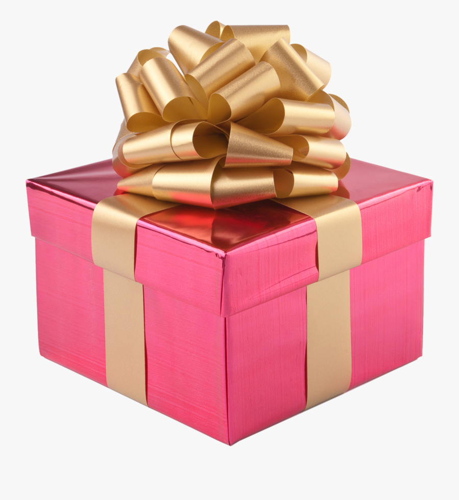 Silver Present Box Clipart, Christmas Presents Boxes - Pink Christmas Gifts Png, Transparent Clipart