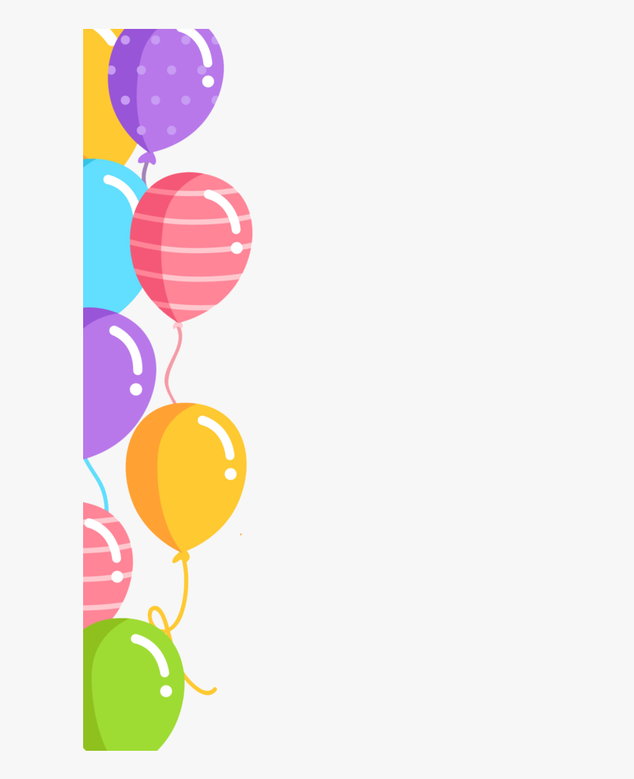 Transparent Balloon Vector Png - Transparent Background Balloon Border, Transparent Clipart