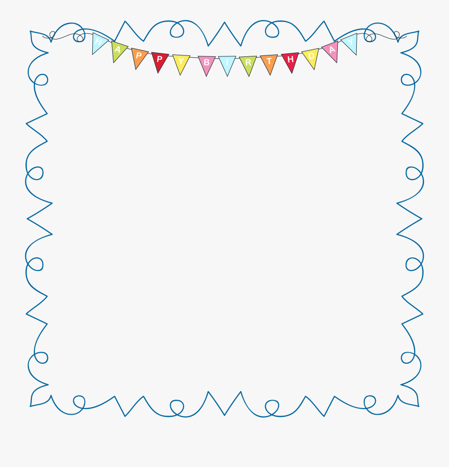 Birthdayframe Png Picture Gallery - Frame Transparent Birthday Border, Transparent Clipart