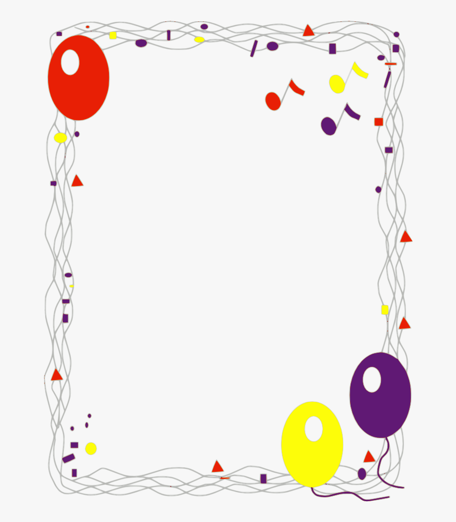 Pink,picture Frame,flower - Balloons Clip Art, Transparent Clipart