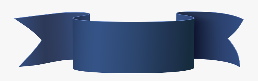 Clipart Banner Blue, Transparent Clipart