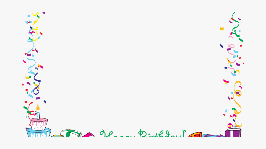 Jpg Free Library Borders Encode Clipart To Base For - Birthday Borders And Frames, Transparent Clipart