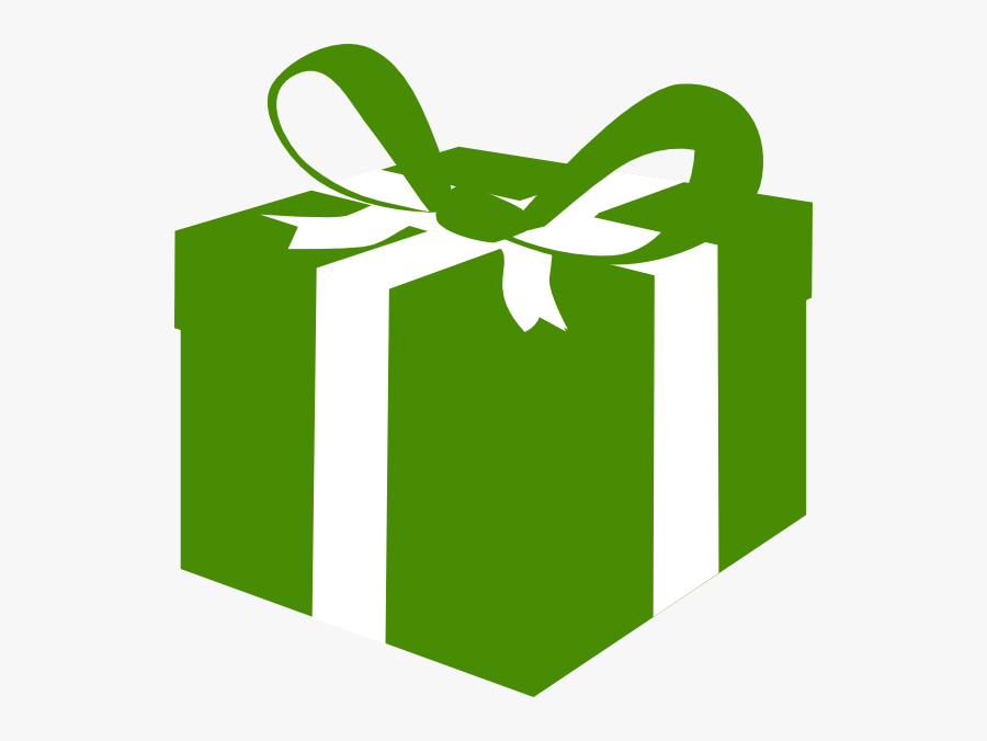 Green Box Clip Art At Clker - Gift Box Vector Png, Transparent Clipart