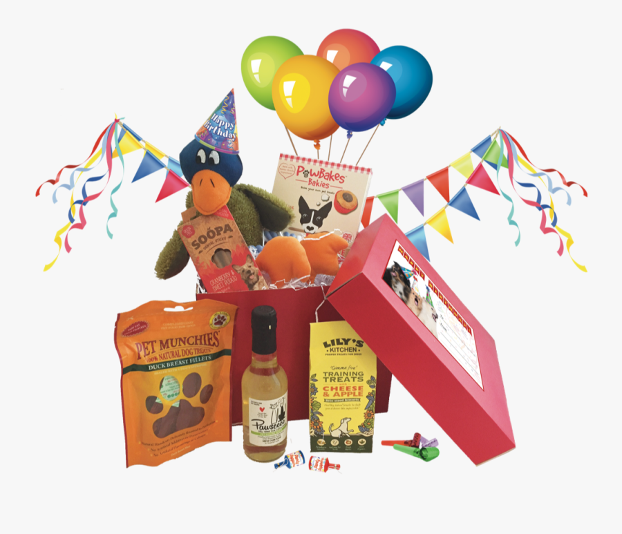 Petshop Postie Birthday Gift Box - Transparent Background Celebration Clip Art, Transparent Clipart