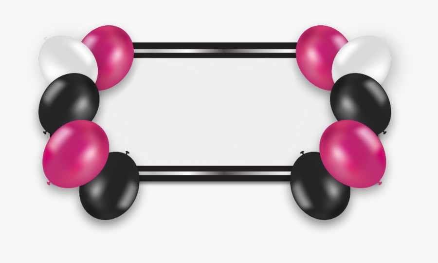 #balloon #happybirthday #birthday #border #balloonborder - Banner Illustrator Png, Transparent Clipart