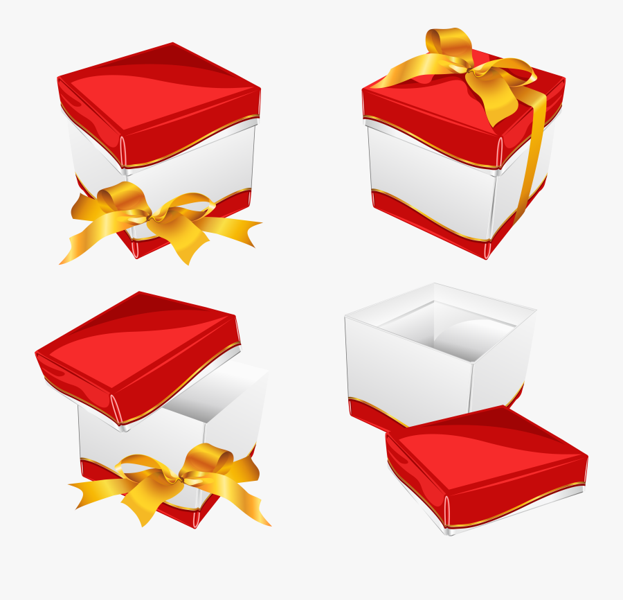 Download Vector Diagram Transprent - Open And Closed Gift Box, Transparent Clipart