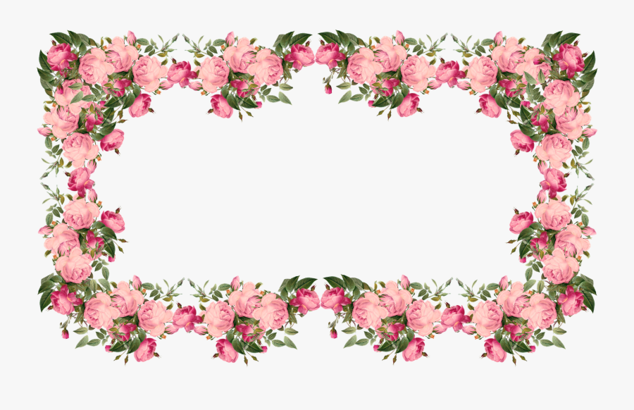 Flower Border Transparent Background, Transparent Clipart