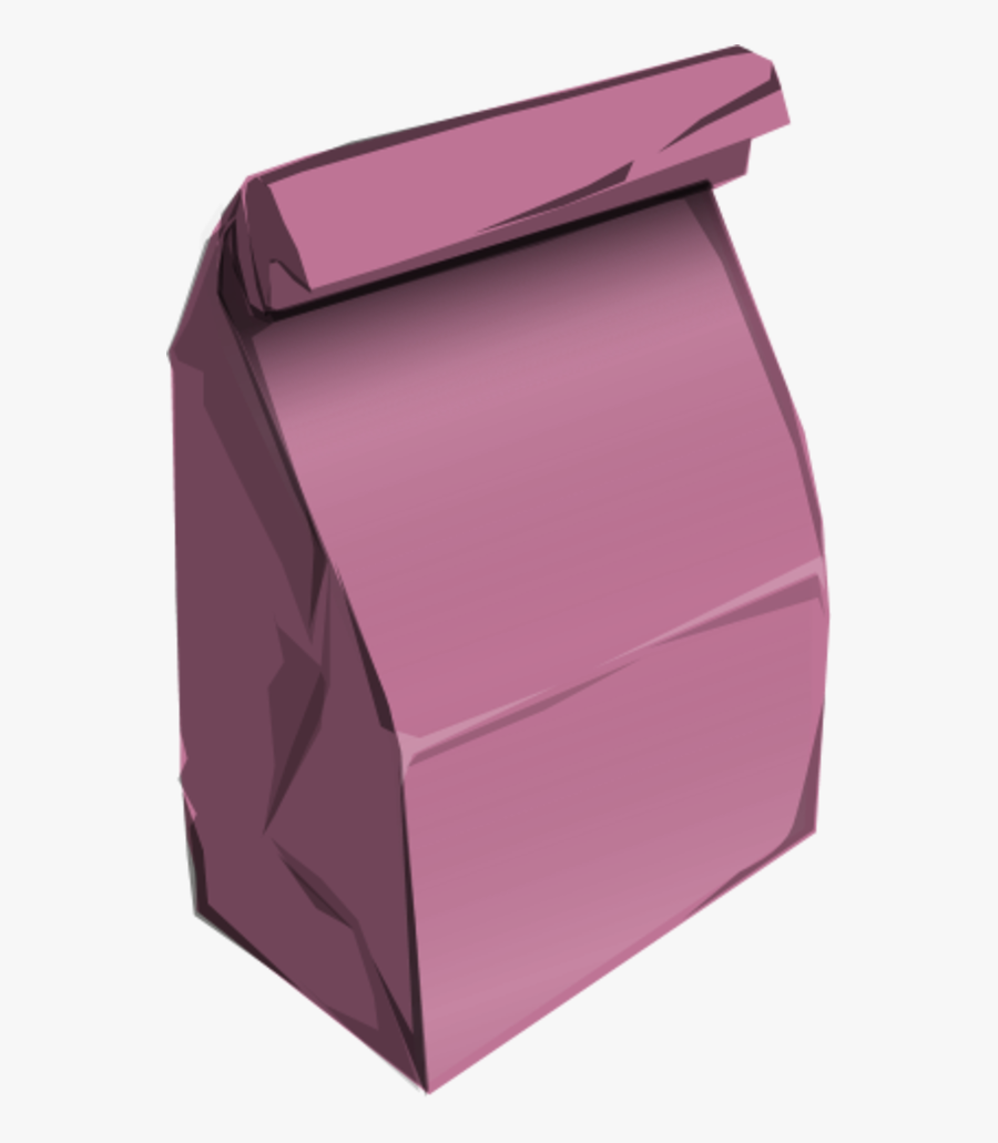 Vector Clip Art - Brown Paper Bag Vector, Transparent Clipart