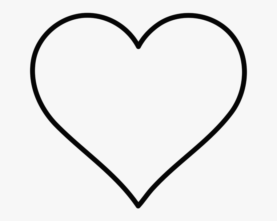 Adult Clipart Heart Outline Outlineheart Outlines - Heart, Transparent Clipart