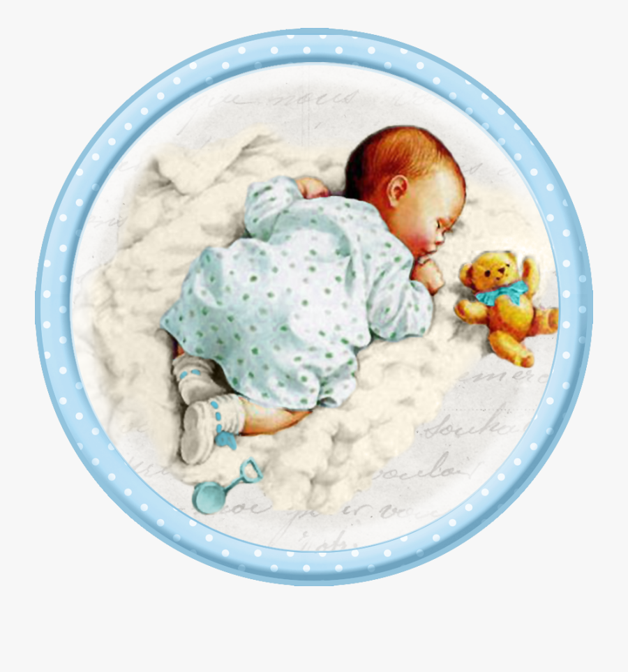 Cute Sleeping Babies - Free Sleeping Baby Boy Clipart, Transparent Clipart