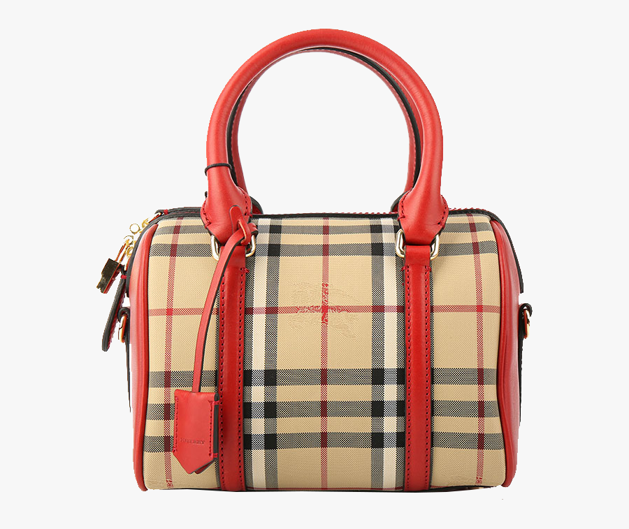 Pillow Clipart Bag - Burberry Haymarket Check Mini Handbag, Transparent Clipart