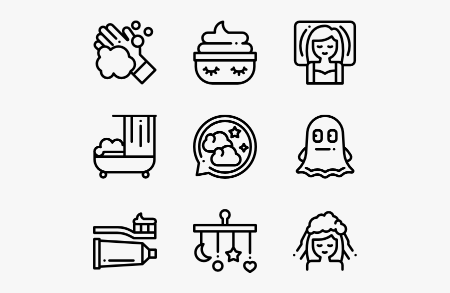 Time To Sleep - Wedding Icons, Transparent Clipart