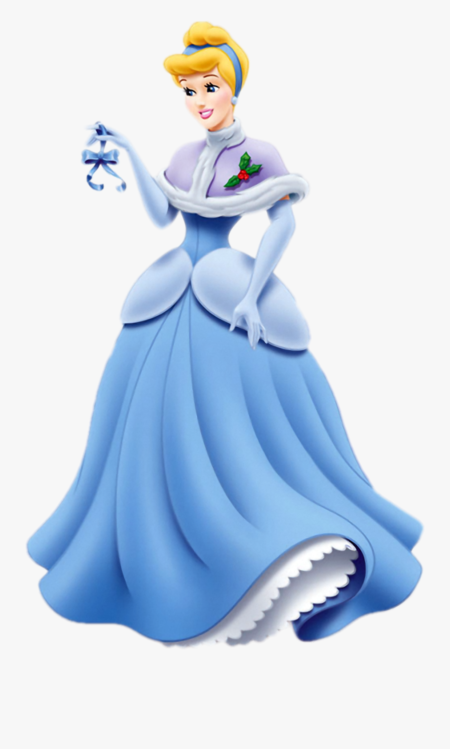 Disney Cinderella Christmas Clipart - Disney Princess Christmas Cinderella, Transparent Clipart