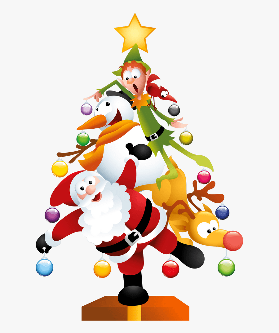 Disney Christmas Tree Clipart - Funny Christmas Tree Clipart, Transparent Clipart