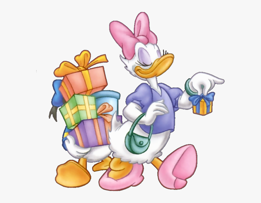 Donald Duck Clipart Disney Cars - Donald Duck And Daisy Shopping, Transparent Clipart