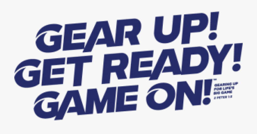Gear Up Get Ready Game On Vbs, Transparent Clipart