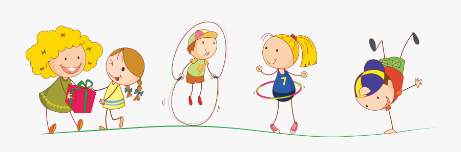 Illustration Simple Kids, Transparent Clipart